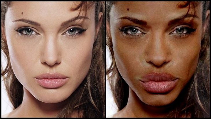 angelina jolie funny 10 10 Funny Pics   If White Celebrities Were Black