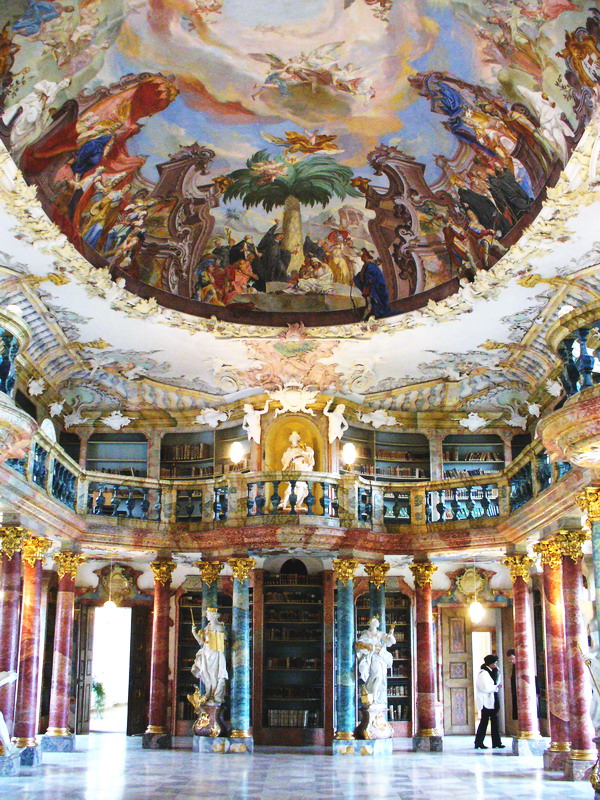 most beautiful building 9th Wiblingen Abbey Library Ulm Baden Wurttemberg Province Germany Top 10 Most Beautiful Buildings in The World by 2011