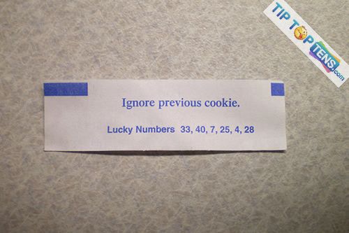 funny fortune cookies 9 10 Most Funny Fortune Cookies