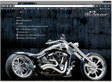 biker theme for chrome 10 Most Stunning Google Chrome Themes   2011