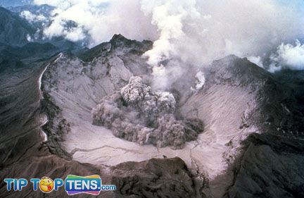 10 Most Dangerous & Biggest Volcanoes In The World mount pinatubo 10 Most Dangerous & Biggest Volcanoes In The World