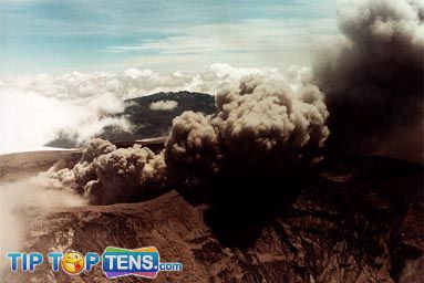 10 Most Dangerous & Biggest Volcanoes In The World nevada del Ruiz 10 Most Dangerous & Biggest Volcanoes In The World