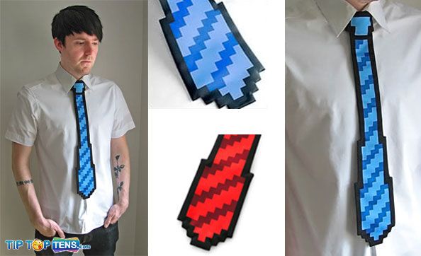pixel tie 10 Most Funny and Strangest Neckties