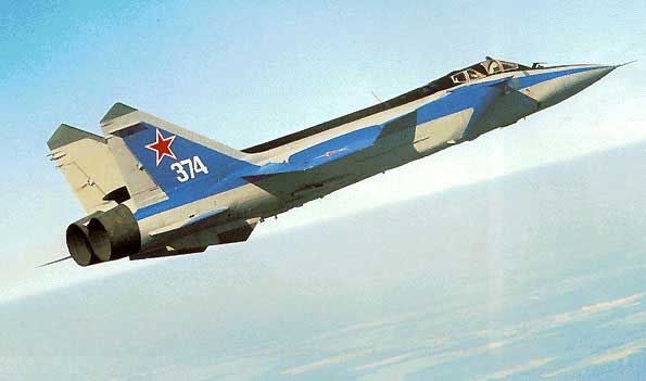 9 MiG 31 FoxHound 10 Fastest Jet Aircraft In The World