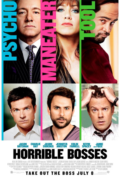 Horrible Bosses cover Top 10 Most Funny Movies in 2011   2012