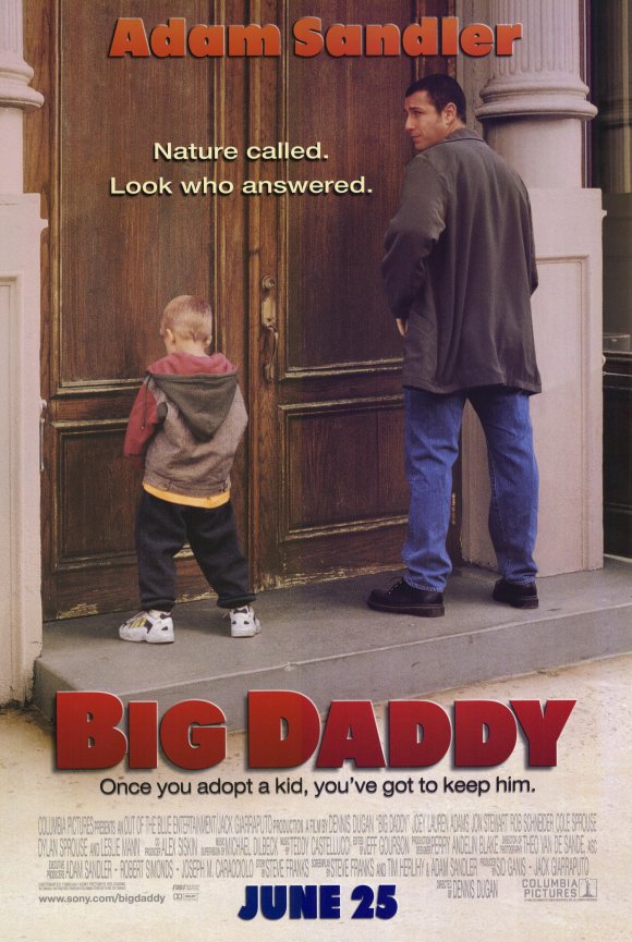10 Best Adam Sandler Movies Ever big daddy movie 10 Best Adam Sandler Movies Ever