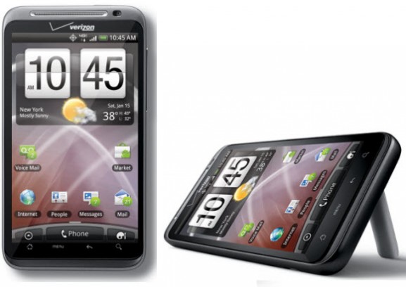 htc thunderbolt 10 Best Android Cell Phones in 2011