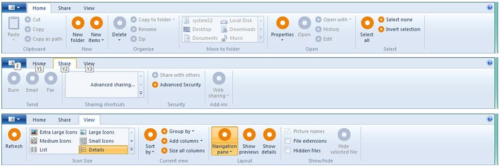 10 New Features Expected In Windows 8 windows 8 ribbon user interface 10 New Features Expected In Windows 8
