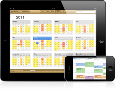 calendar Top 10 New Features In Apple iOS 5