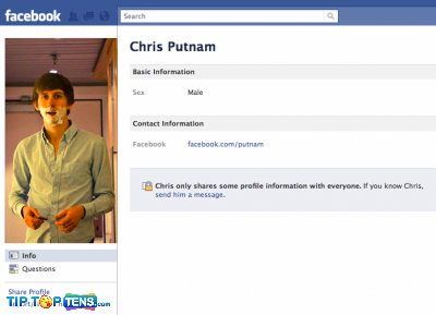chris putnam 10 First People To Join The Facebook
