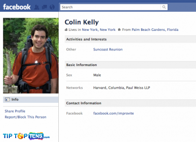 colin kelly 10 First People To Join The Facebook