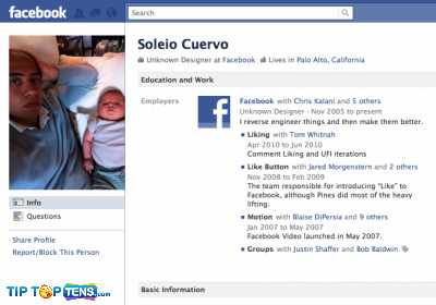 soleio cuervo 10 First People To Join The Facebook