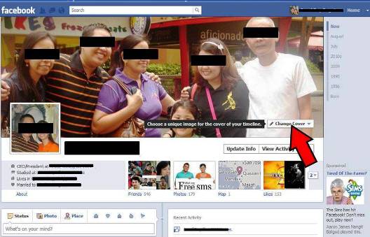 Tip 1 Choose Your Cover Profile 10 Things That You Can Do To Your Profile With Facebook Timeline