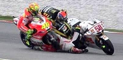 4. Malaysian MotoGP Crash Results to a Kill 10 Worst Motorsports Crashes in 2011