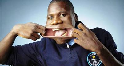10 More Bizarre World Records 7. Widest Mouth 10 More Bizarre World Records
