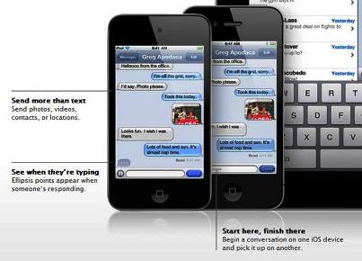 10 New Features Introduced in Apple iOS 5 9. iMessage 10 New Features Introduced in Apple iOS 5