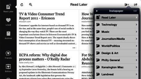 4. Instapaper Top 10 Best iOS 5 Apps