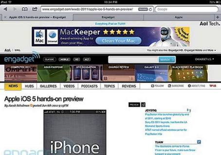 6. Safari 5 Top 10 Best iOS 5 Apps