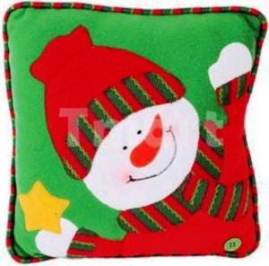 8. Snowman Couch Pillow e1321036140544 Top 10 Christmas Decoration Ideas