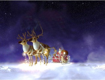 9. 3 D Christmas Sleigh e1321036090891 Top 10 Christmas Decoration Ideas