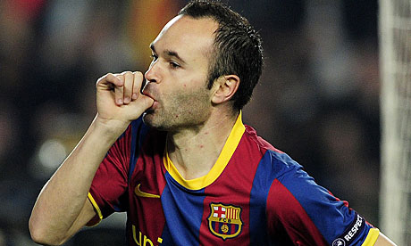 Andres Iniesta Top 10 Best Soccer Players in 2012