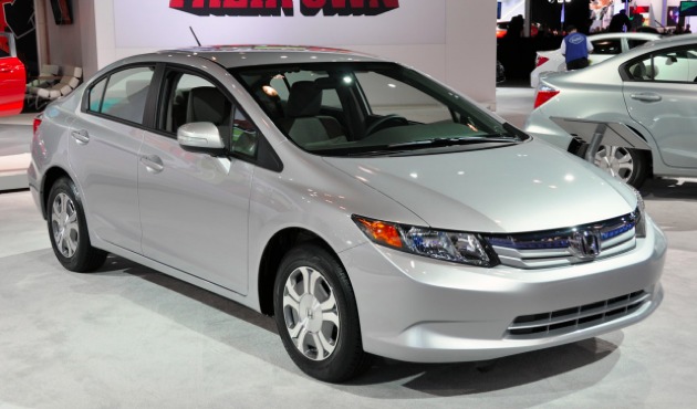 Honda Civic Hybrid 2012 Top 10 Most Fuel Efficient Cars   2012