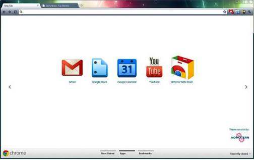 10. Chuck Anderson Top 10 Best Google Chrome Themes   2012