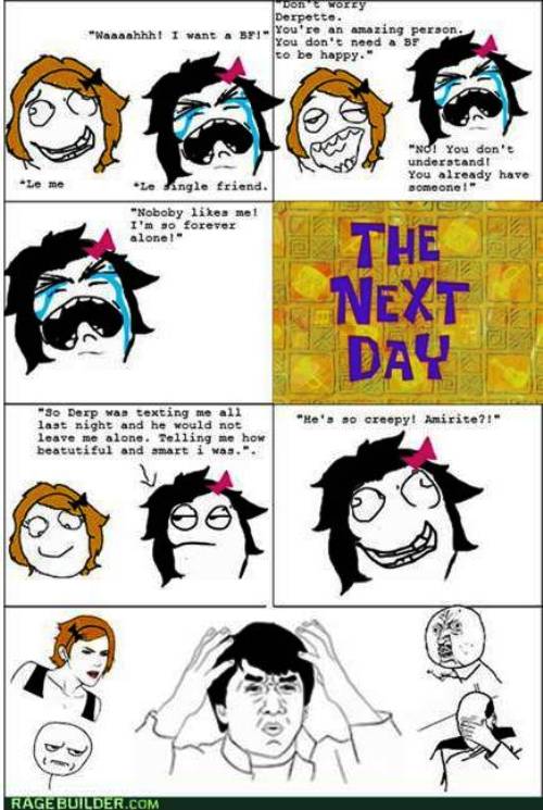 9. Talk about Babe Confidence 10 Funniest Rage Comics