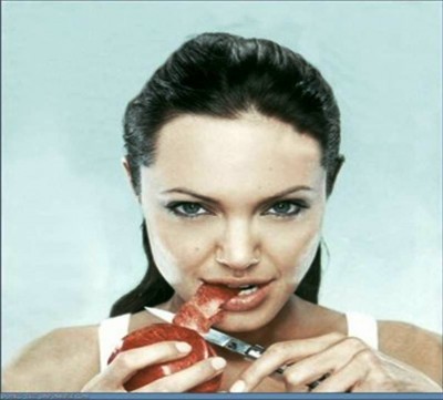 3. Angelina Jolie The Lover of Knives e13335462104861 10 Weird Hobbies of the Rich and Famous