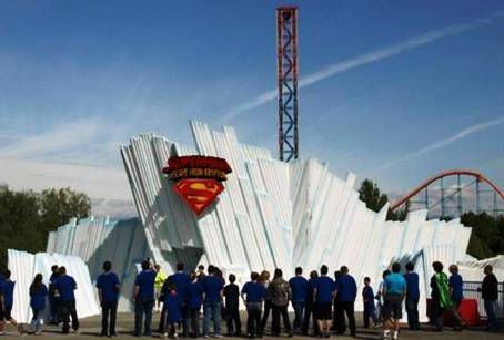 6. Superman Escape from Krypton Top 10 Fastest Roller Coaster Rides in the World