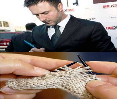 8. Knitting for David Arquette e13335450472871 10 Weird Hobbies of the Rich and Famous