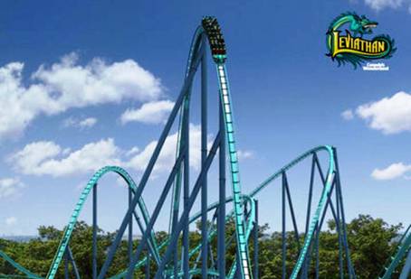 9. Leviathan Top 10 Fastest Roller Coaster Rides in the World