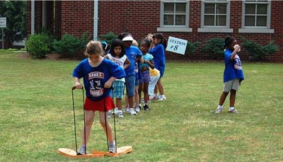 2. Big Foot Relay e1345794798689 Top 10 Outdoor Games for Kids