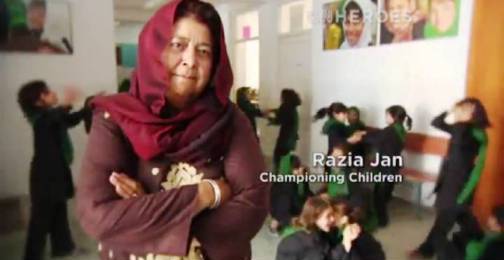 2. Razia Jan Top 10 Nominees for CNN Heroes of 2012