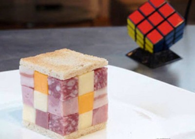 2. Rubik’s Cube Sandwich e1351780661772 Top 10 Weirdest Sandwiches in the World