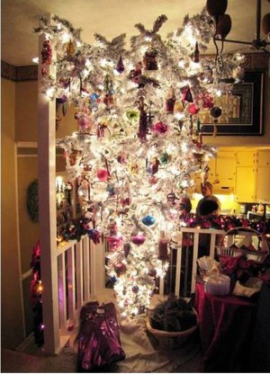 3. The Up Side Down Christmas Tree e1355844988616 Top 10 Weirdest Christmas Trees in the World