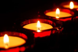 bigstock-Memorial-Candles-320417
