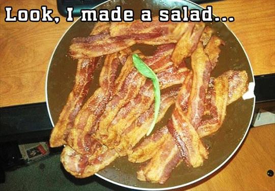 bacon-salad